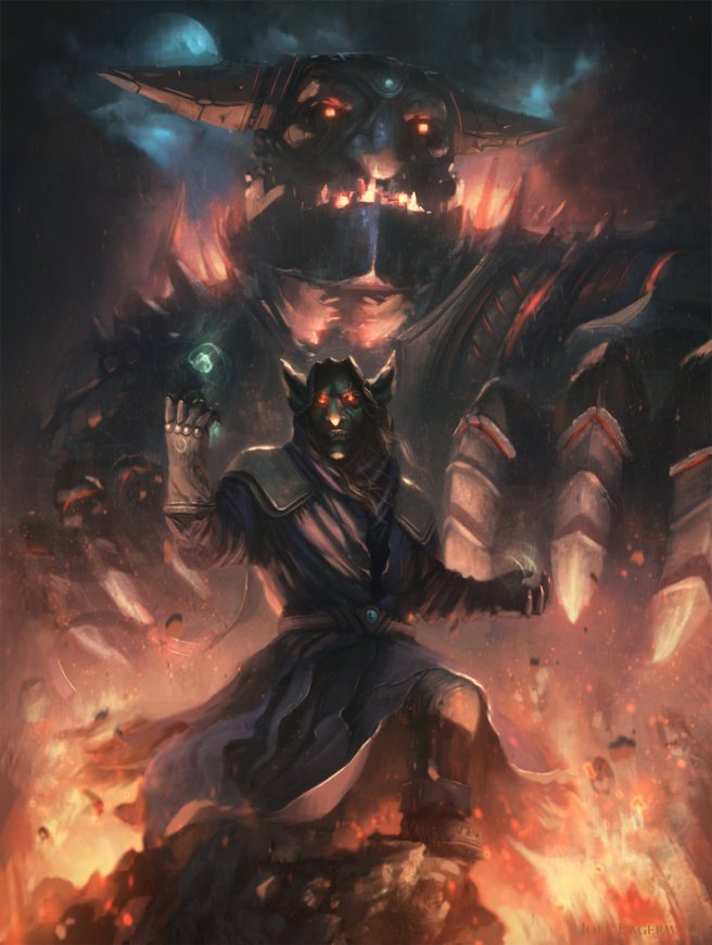 the_goblin_and_his_master_creation_by_joel_lagerwall-d88r4e1