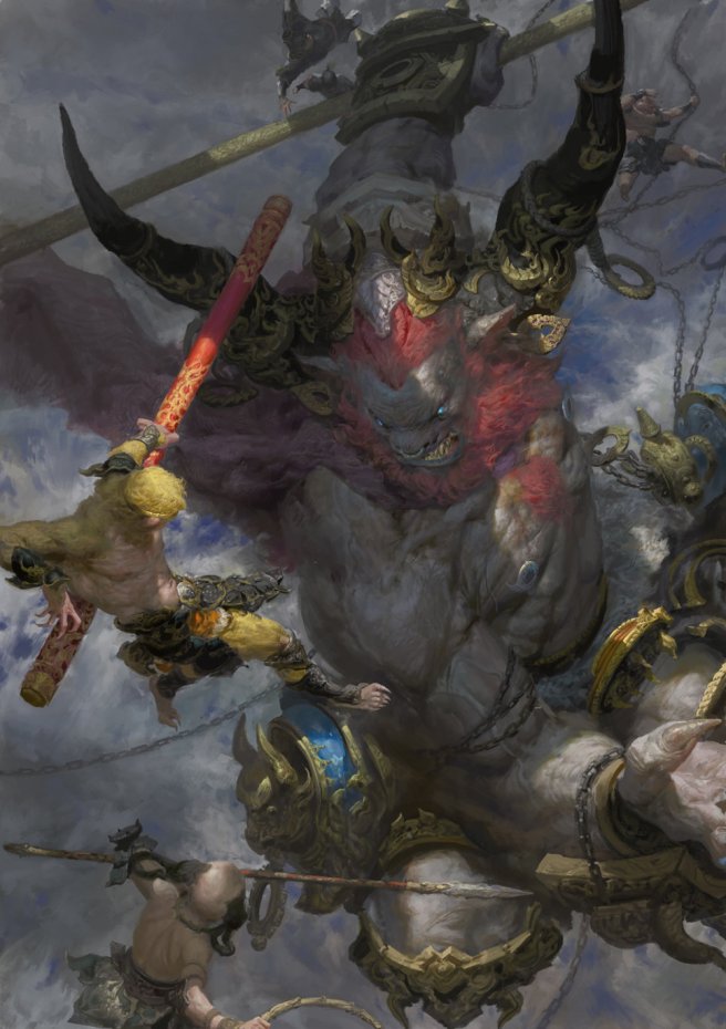 fenghua-zhong-bull-demon-king-vs-monkey-king